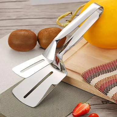 Multi-Function Food Flipping Spatula Tongs (1 pc)